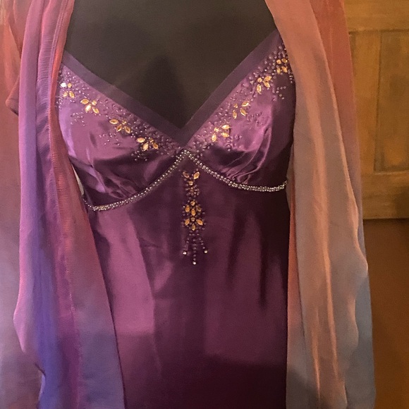 Luxe by Arden B Beaded Tank Top and Kimono Jacket - Picture 3 of 13